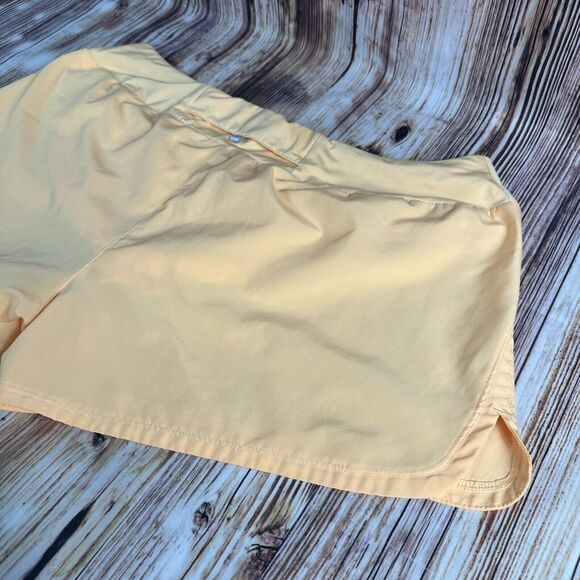 Nike Running Shorts Womens Size 2XL XXL Orange Dri Fit Crew Gym Run Casual Melon - Picture 5 of 13